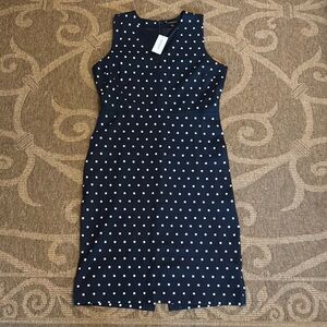 Banana Republic Blue Sheath Midi Dress Perfect for any business function